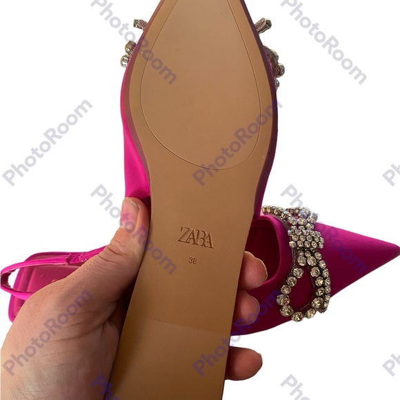 New Zara rhinestone flats - Picture 6 of 8